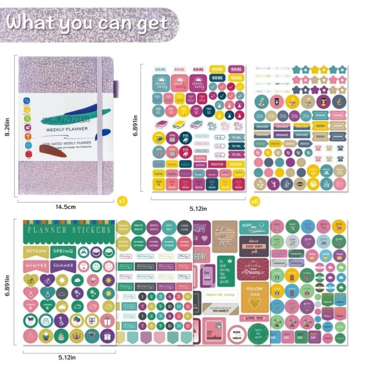 A5 planificateur de budget / carnet de notes bleu