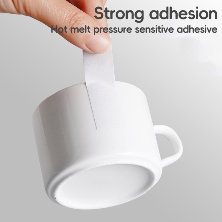 Deli 2 pcs. double-sided adhesive tape 9mm white