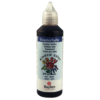 Rayher vernice per finestre nera 80ml