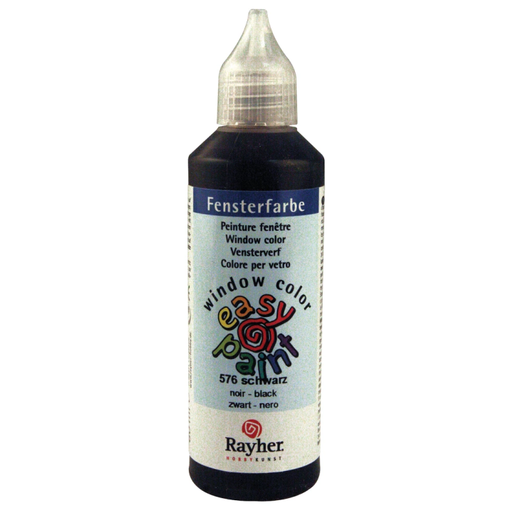 Rayher vernice per finestre nera 80ml