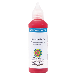 Rayher vernice per finestre rosso reale 80ml