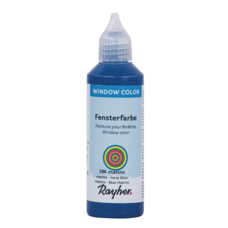 Rayher vernice per finestre blu navy 80ml