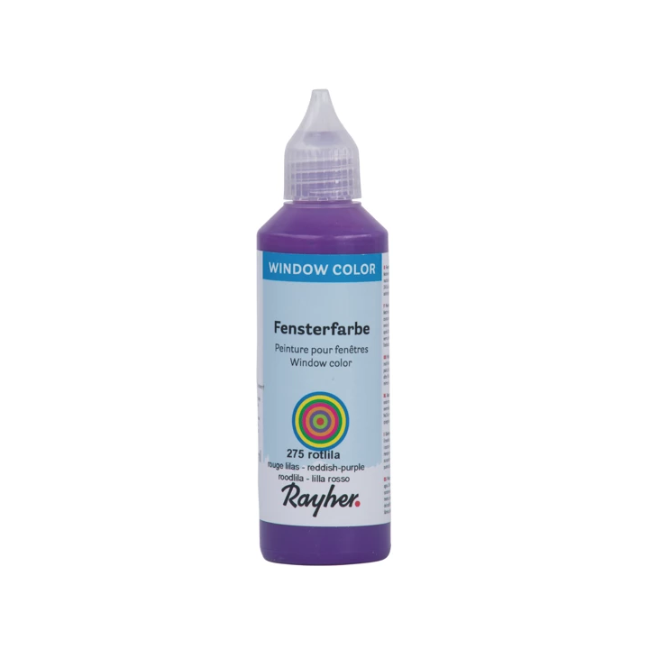 Rayher Fensterfarbe Rotlila 80ml