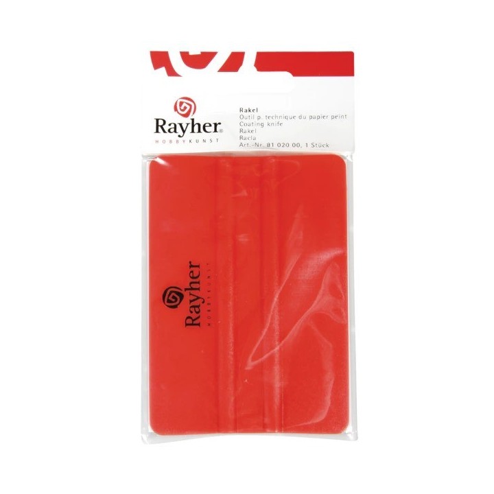 Rayher raclette 15cm x 8cm rouge