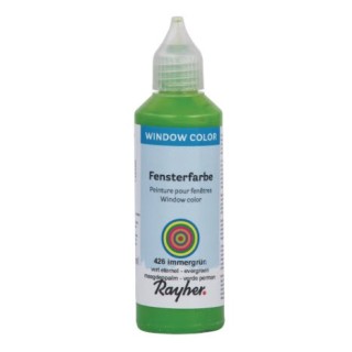 Rayher peinture pour fenêtre Vert pervenche 80ml