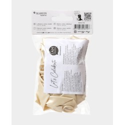 Luftballons 20 Stück in Creme-Metallic