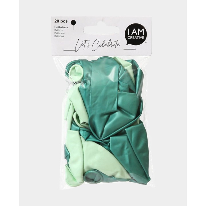 Palloncini 20 pezzi alla menta