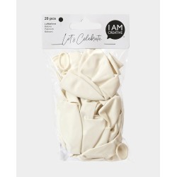 Luftballons 20 Stück in Weiss