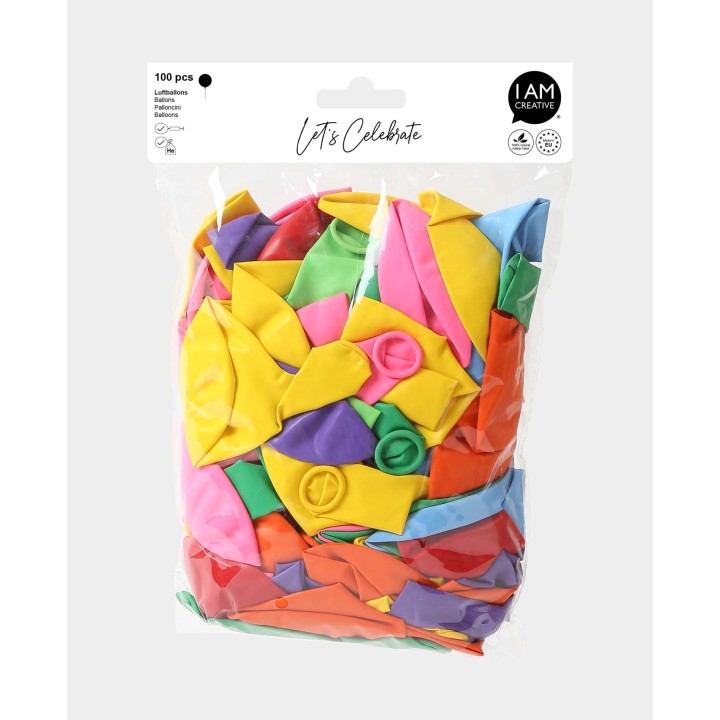 Luftballons 100 Stück Bunt