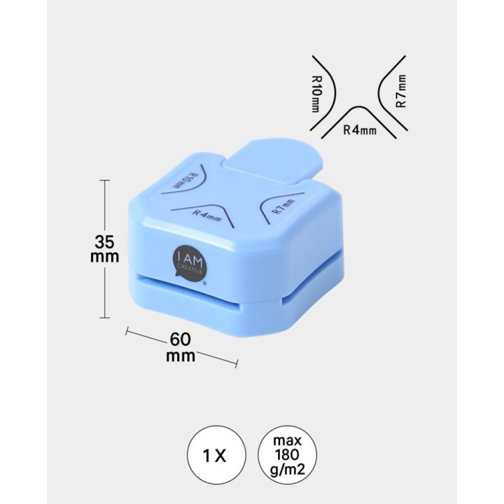 Eckstanzer 3 Rundungen