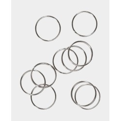 Schlüsselringe 10 Stück aus Metal 27mm ø