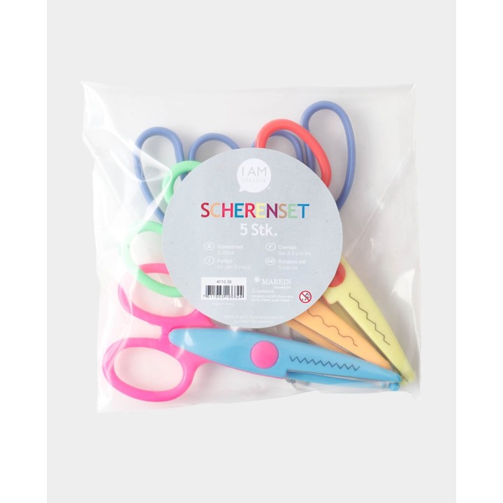 Scissors set 5 pieces