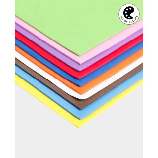 Kit de caoutchouc mousse 10 pièces multicolores