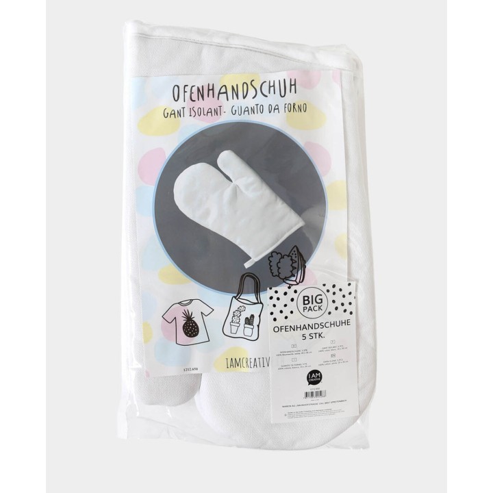 Ofenhandschuh Grillhandschuh 1 Stk. Weiss