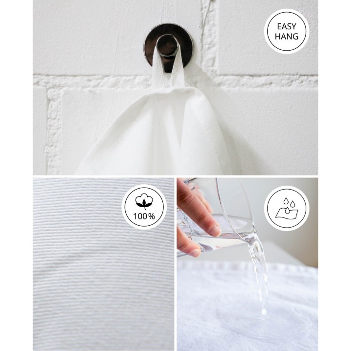 Kitchen towel Tea towel White