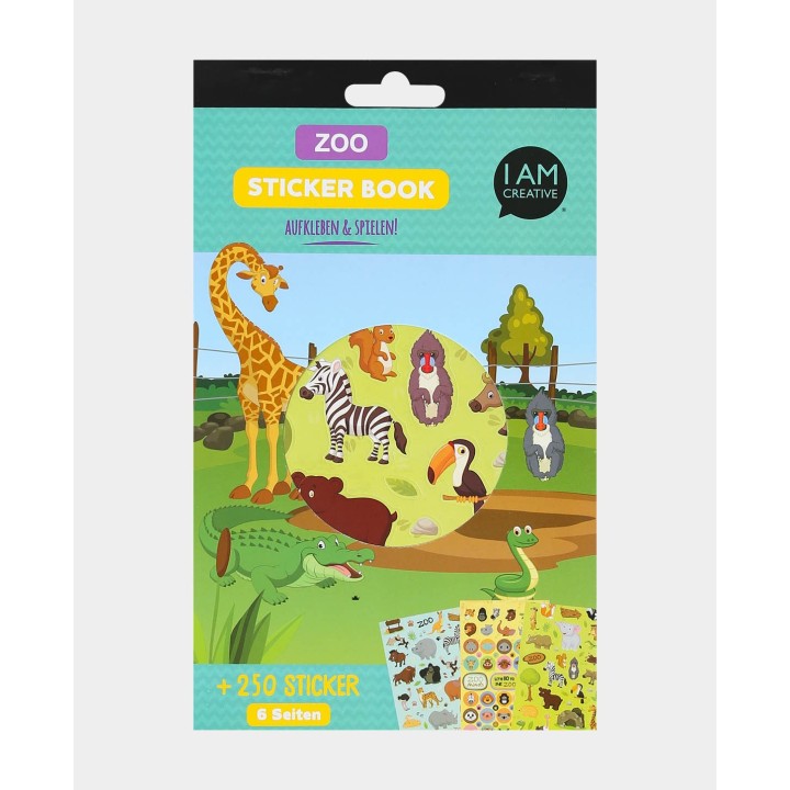 Stickerbook Zoo avec plus de 250 autocollants