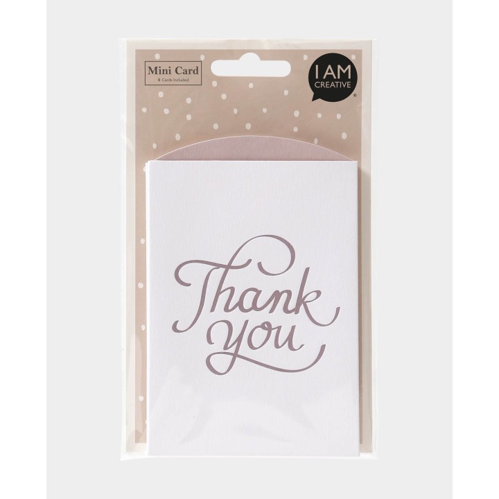Thank you card set 8 pieces