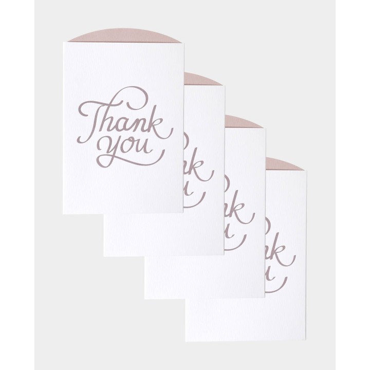 Thank you card set 8 pieces