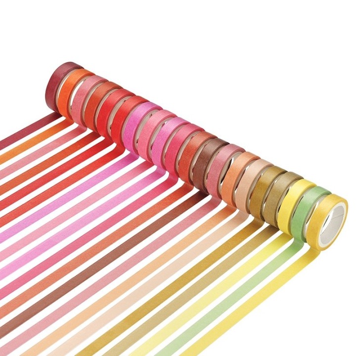 Washi tape rainbow set 60 rolls