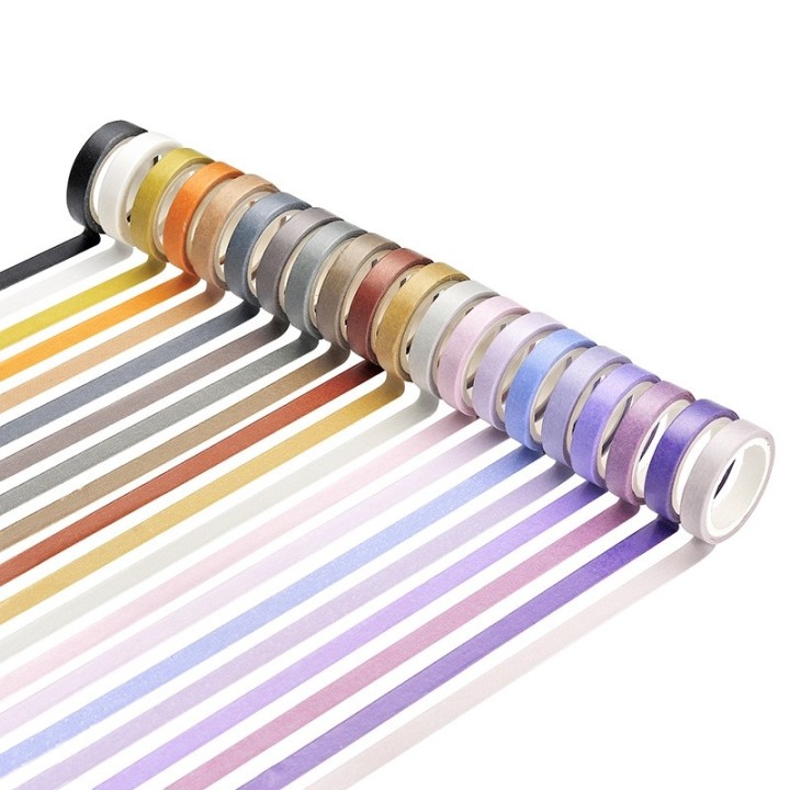 Washi Tape Rainbow-Set 60 Rollen