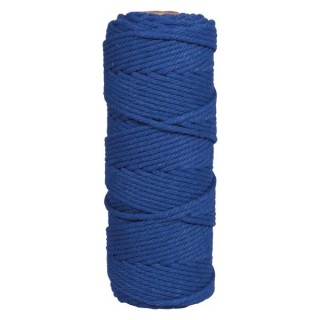 Rayher 70m Makramee Garn Royalblau 3mm