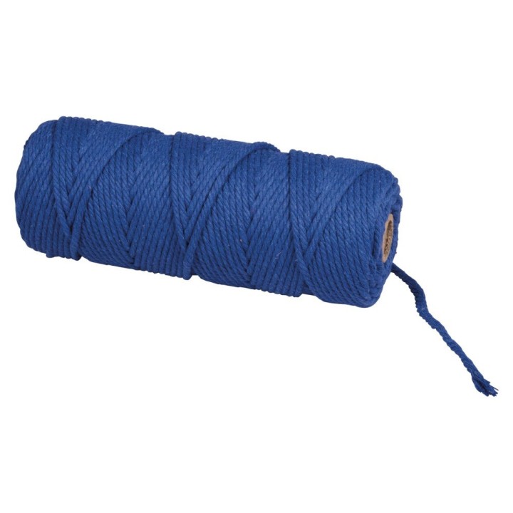 Rayher 70m filato macramè blu reale 3mm