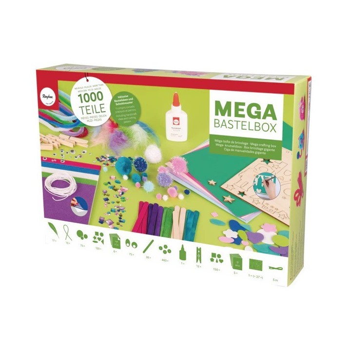 Rayher Mega boîte de bricolage Fantasy 1000 pièces