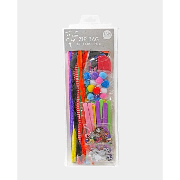 Zip Bag mélange de bricolage 250 pièces