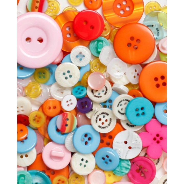 Boutons Zip Bag 200g