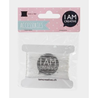 Ruban décoratif transparent 1mm x 10m