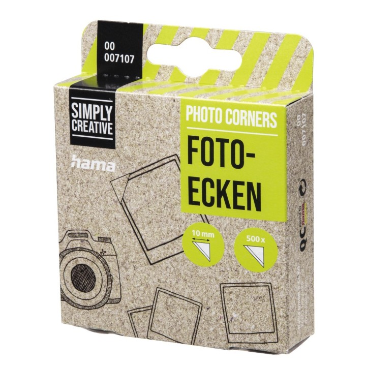 Hama Fotoecken-Spender Transparent 500 Stk.