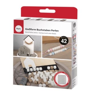 Moule en silicone Lettres Perles