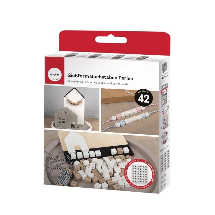 Perline per lettere con stampo in silicone