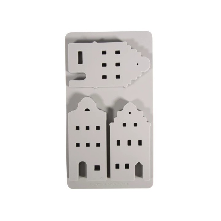 Rayher moule en silicone maisons nordiques