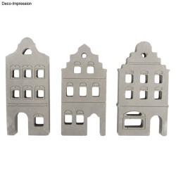 Rayher Silikon Giessform Nordic Häuser