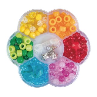 Rayher Perlen Bastel Dose Rainbow