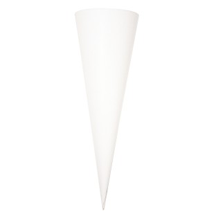 School cone blank 35cm white