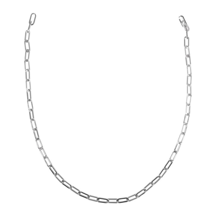 Rayher 80cm Gliederkette Paperclip Silber
