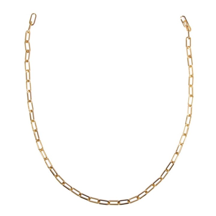 Rayher 80cm Gliederkette Paperclip Gold