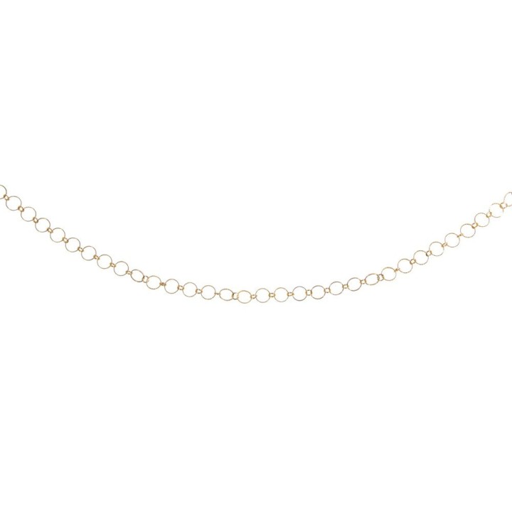 Rayher 80cm link chain rings embossed gold