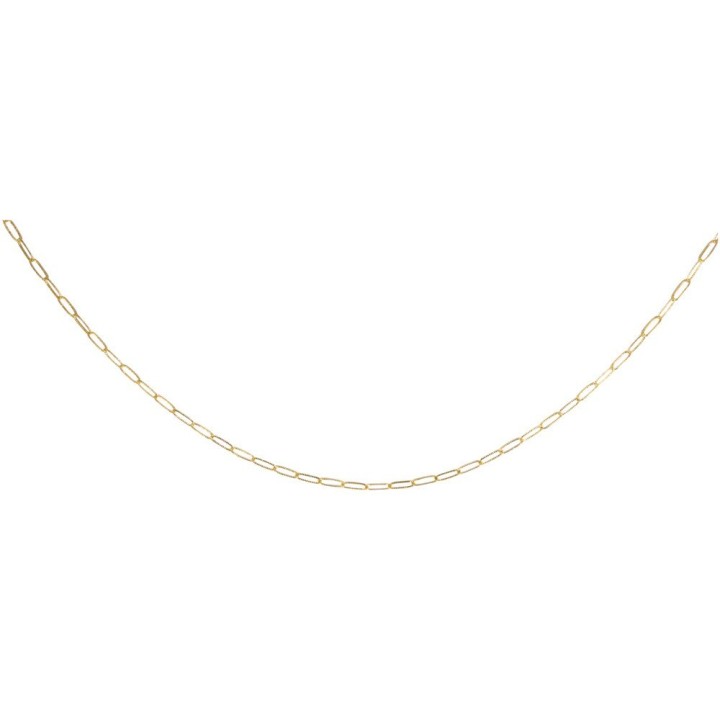 Rayher 80cm catena a maglie Paperclip in rilievo oro