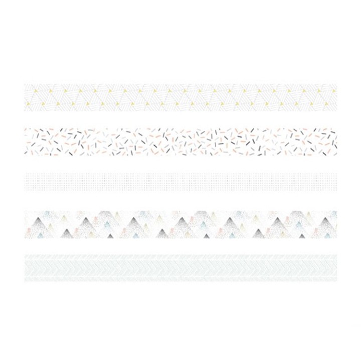 5 rotoli di washi tape box pine