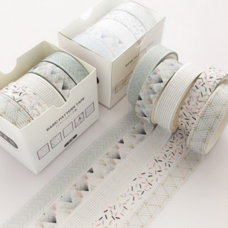 5 rouleaux de boîte de washi tape pin