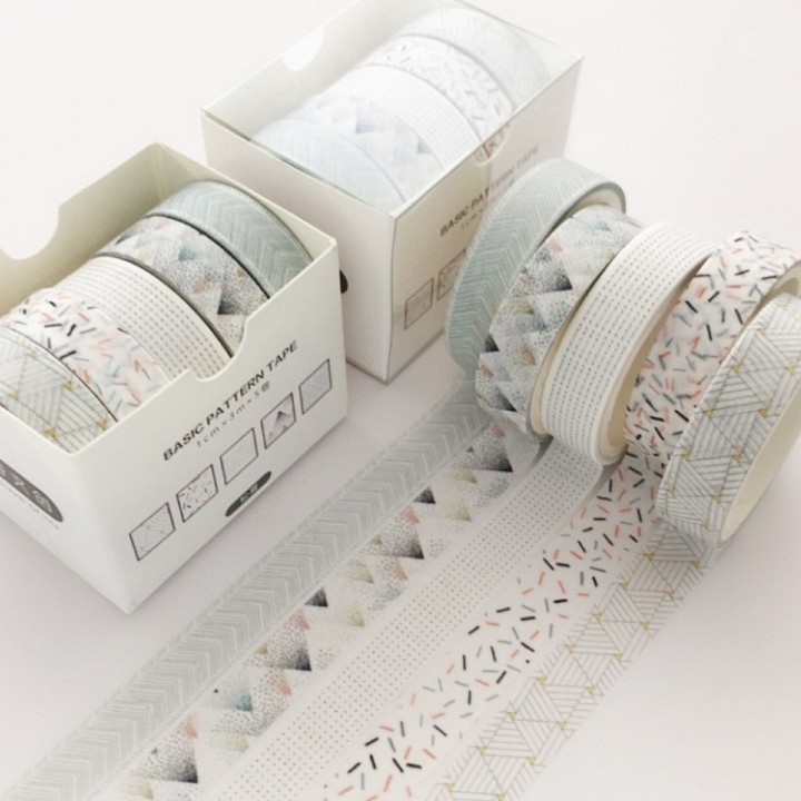 5 Rollen Washi-Tape-Box Kiefer