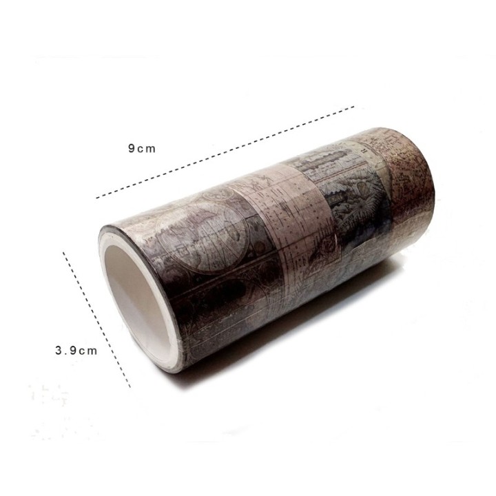 4 rouleaux de washi tape Manuscrit Da Vinci