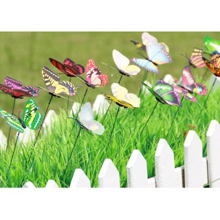 Butterflies on style colourful 10 pcs.
