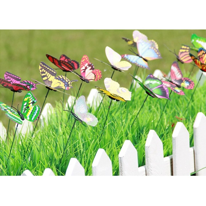 Papillons sur style multicolore 10 pcs.