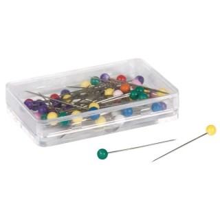 Spilli Rayher con testa in plastica 50 pz. Colorati