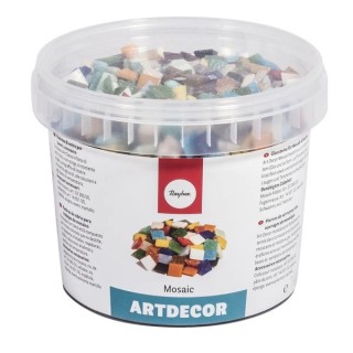 Rayher 1kg Artdecor Mosaic Mix Coloured mixed