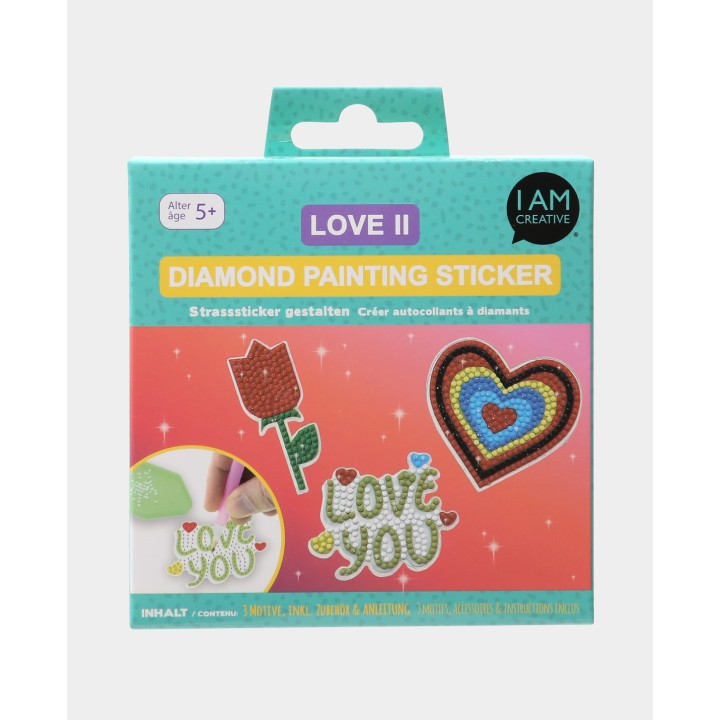 Diamante Pittura Adesivo Amore II